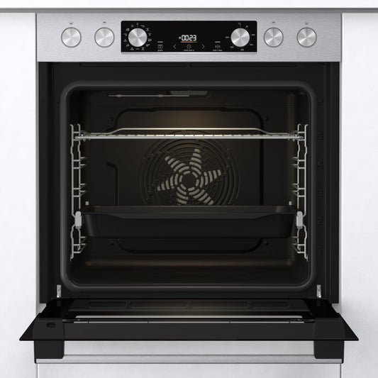 Gorenje Built-in Oven Set Hot Air Inox Set 4 with Ceramic Hob / 77 Liter / ExtraSteam