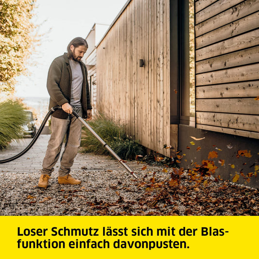 Kärcher wet/dry vacuum cleaner WD 6 P S V-30/6/22/T, incl. power outlet, flat pleated filter, patented filter box, filter cleaning