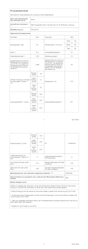Bosch WUU28T42 Serie 6 Waschmaschine 9 kg, unterbaufähig, 1400 U/Min, maximale Energie- und Wasserersparnis, SpeedPerfect