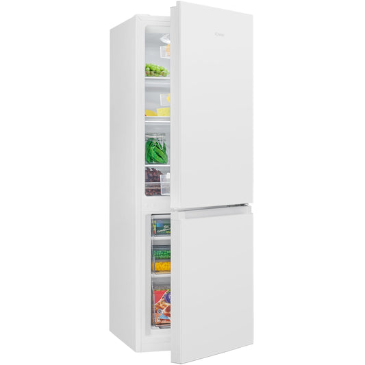 Bomann® Fridge Freezer | Energy Class E | 143cm | Quiet 39 dB Fridge Freezer | 3 Shelves & 3 Drawers