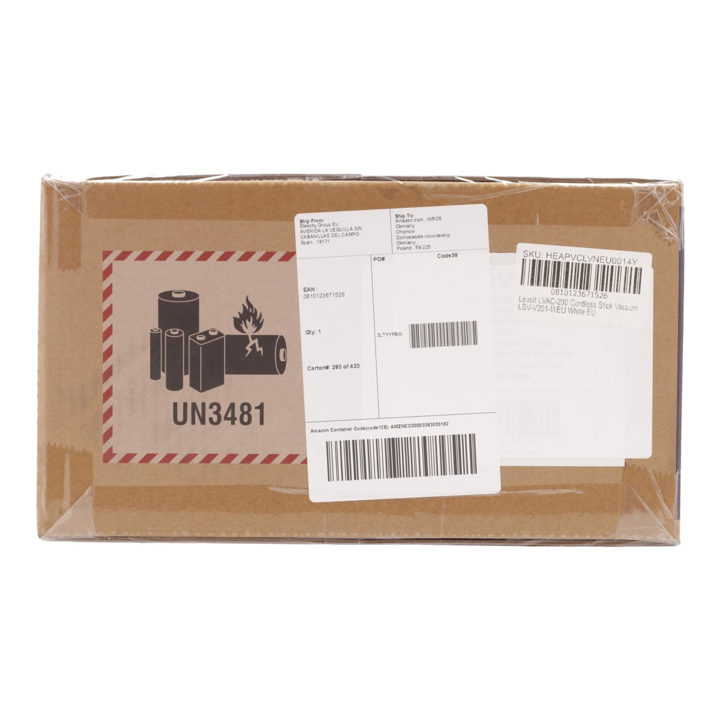 Levoit - Cordless Vacuum Cleaner - Runtime for 75㎡ - Cordless Vacuum - 4-in-1 Vacuum Cleaner - 99.9 Percent Filtration Performance