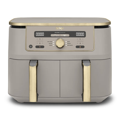 Ninja Foodi Dual Zone Heißluftfritteuse, 2 Schubladen, 6-in-1, 9,5L, Heißluft-Frittieren, Max Crisp, Braten