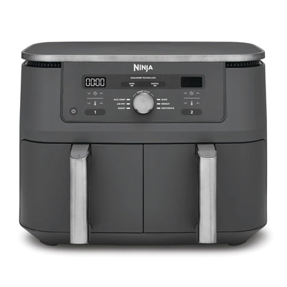 Ninja Dual Zone Digital Air Fryer, 2 Drawers, 6-in-1, Air Fryer, 9.5L, Air Frying, Max Crisp, Roasting, Baking