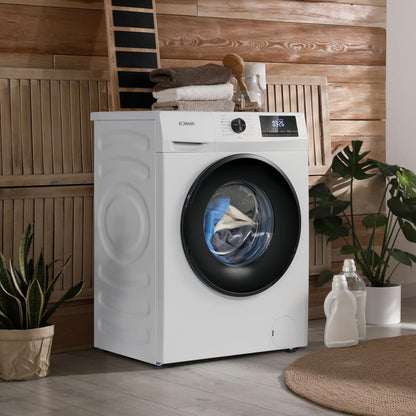 Bomann® Waschmaschine 7kg | max. 1400 U/min | 10 Jahre Motorgarantie | effizienter, leiser & langlebiger Invertermotor