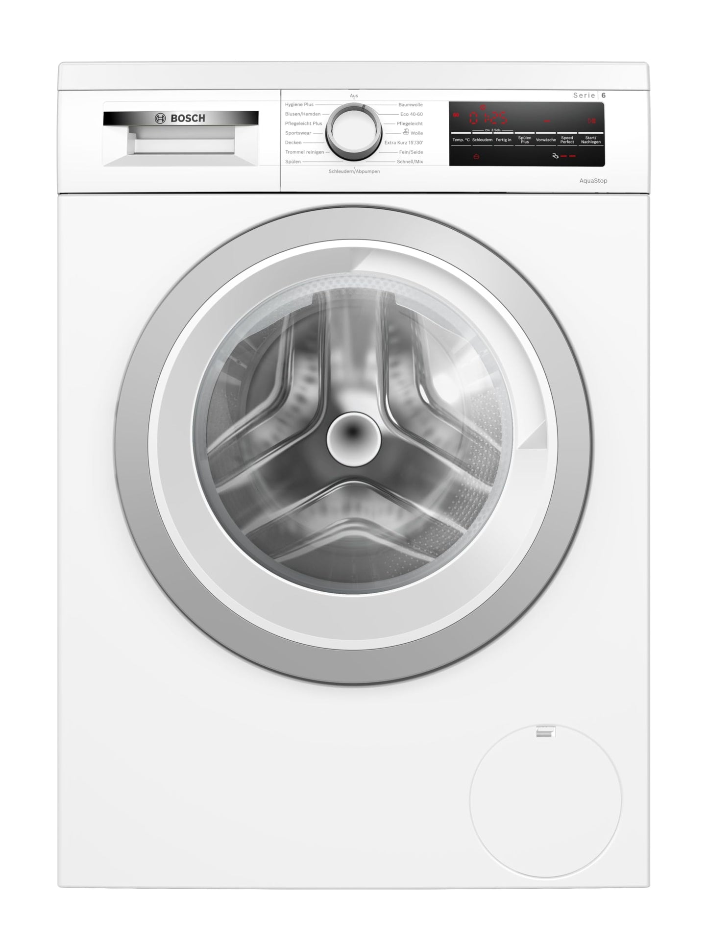 Bosch WUU28T42 Serie 6 Waschmaschine 9 kg, unterbaufähig, 1400 U/Min, maximale Energie- und Wasserersparnis, SpeedPerfect