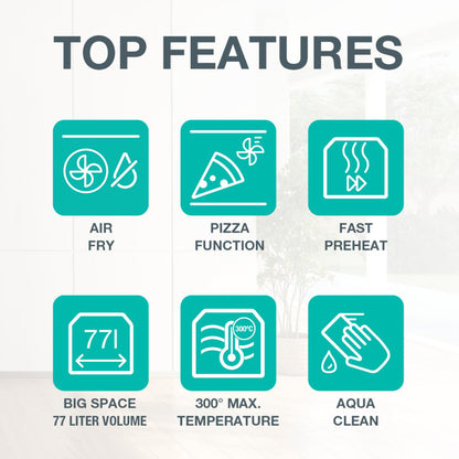 Gorenje Built-in Oven Set Hot Air Inox Set 4 with Ceramic Hob / 77 Liter / ExtraSteam