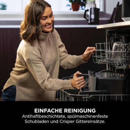 Ninja Dual Zone Digital Air Fryer, 2 Drawers, 6-in-1, Air Fryer, 9.5L, Air Frying, Max Crisp, Roasting, Baking